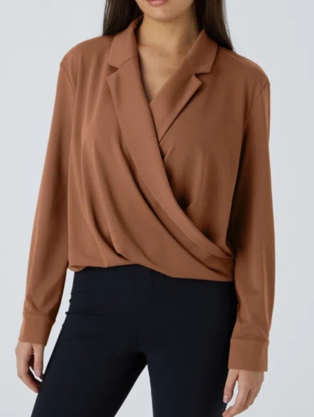 Halara Crossover Rust Red Top